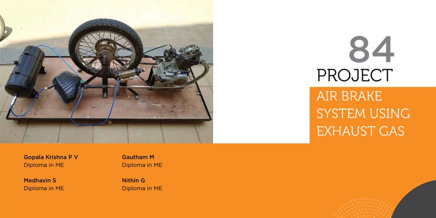 Air Brake System Using Exhaust Gas